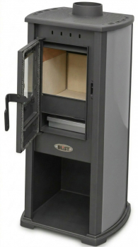 Preview: EEK A+ Kaminofen BERNA LUX G 4.0 anthrazit-grau mit 5,9 kW