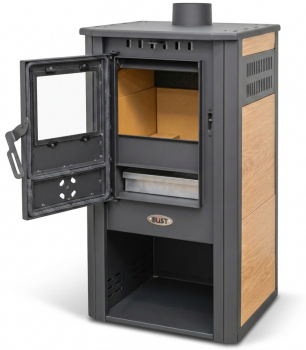 Preview: EEK A Kaminofen Atene S 4.0 Keramik Creme mit 7,5 kW