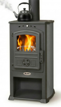 EEK A+ Kaminofen Modena 4.0 grau mit 7,4 kW