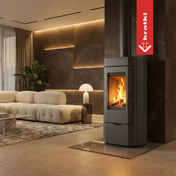 Preview: EEK A+ Gusskaminofen Kratki K12 mit 6kW