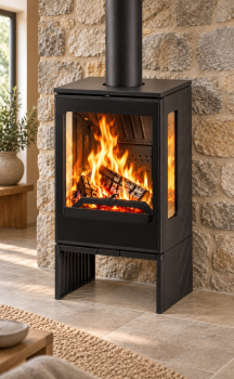 Preview: EEK A Panorama-Gusskaminofen Plamen ECO 35 mit 11kW