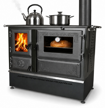 EEK A - Dauerbrandherd Holzherd S104 mit Schublade - 12,7 kW