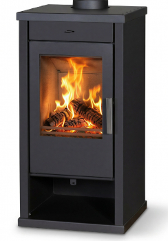 EEK A+ Kaminofen Victoria Vanessa Lux schwarz - 7,52 kW