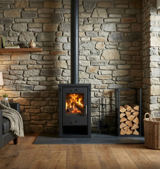 Preview: EEK A+ Kaminofen Victoria Verona schwarz - 7,52 kW