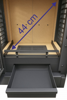 Preview: EEK A+ Premium-Kaminofen Modell 1W60 - Dreischeiben mit 6 kW