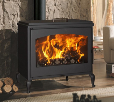 EEK A+ Kaminofen Panadero Provence EcoDesign mit Herdplatte (Kochstelle) - 9,8kW