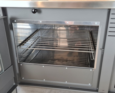 EEK A+ Küchenofen Holzherd PANONIA Kacheln schwarz, linke Version - 8,5 kW Dauerbrandherd