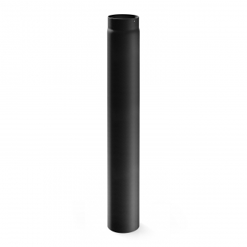 160 mm - Rauchrohr 1000 mm in Schwarz