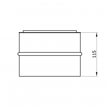 120 mm - Doppelwandfutter