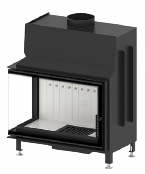 EEK A Eck-Kamineinsatz HITZE STMA68X43.L mit 11kW