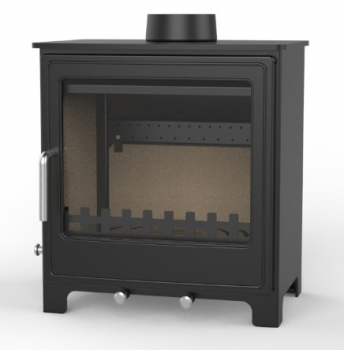 EEK A Kleiner Kaminofen Z08, externe Zuluft, Holz&Kohle + dauerbrandf. – 8 kW