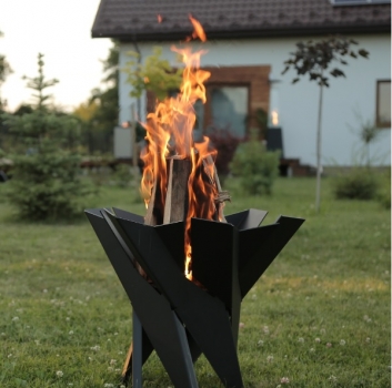 Feuerschale FLORA Outdoor Design-Feuerschale modern Feuerkorb Lagerfeuer
