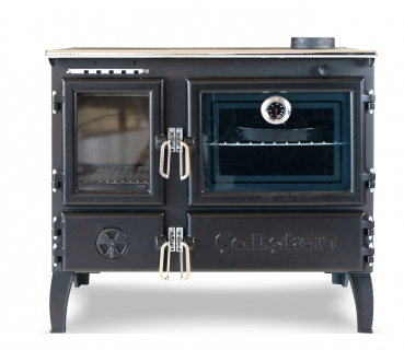 EEK A - Premium-Holzherd Modell 214 mit 6,42kW - Viel Gusseisen!