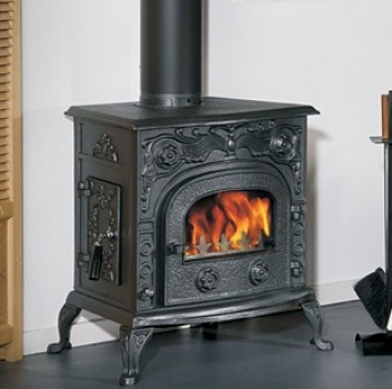 EEK A+ - Gusskaminofen Globe Fire EROS I - 6 kW