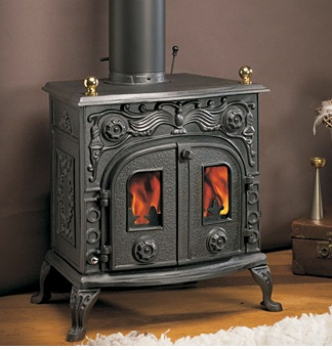 EEK A+ - Gusskaminofen Globe Fire EROS II - 6 kW