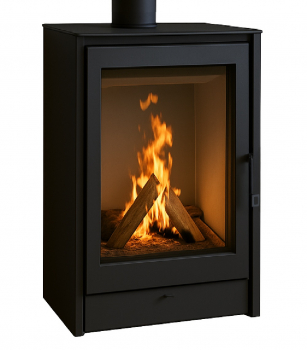 EEK A+ Kaminofen mit XL-Sichtscheibe Modell GENOA - 7,4 kW