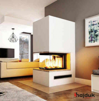 EEK A+ Kaminbausatz Pure Extra Hajduk VOLCANO 3PLUh Panoramakamin mit 11kW