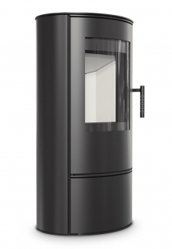 EEK A - Ovaler Kaminofen ILDNORD LOKI, runde Sichtscheibe mit 5,5 kW