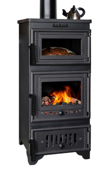 EEK A Kaminofen mit Backfach und Herdplatte Modell S103 - 10,5kW