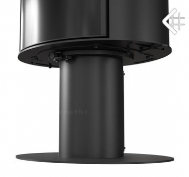 EEK A - 360° drehbarer Kaminofen Kratki KOZA AB S NO mit vollverglaster Front - 8 kW