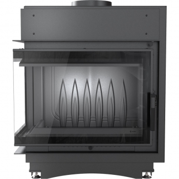 *EEK A - Eck-Guss-Kamineinsatz Kratki MAJA/L/BS/DECO !RR150mm! mit Seitenglas links - 8kW + BIMSCHV II