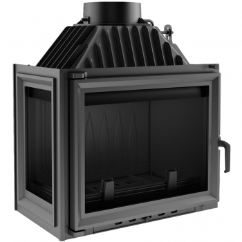 *EEK A Guss-Kamineinsatz Kratki MAJA/L !RR150mm!- 8kW mit Seitenglas links + BIMSCHV II