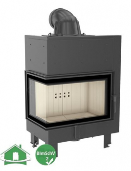 *EEK A - ECK-Kamineinsatz Kratki MBM 10 links BS mit 10 kW