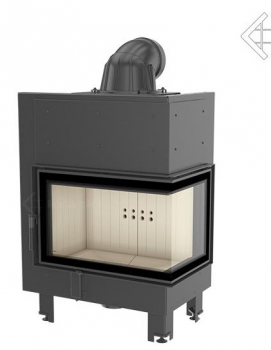 *EEK A - ECK-Kamineinsatz Kratki MBM 10 rechts BS mit 10 kW