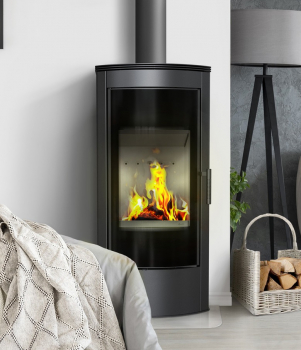 *EEK A Kaminofen Kratki TITAN/G/R Panorama-Designglastür 11kW