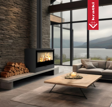 Preview: EEK A+ Kaminofen Kratki KARI 95 mit 14 kW