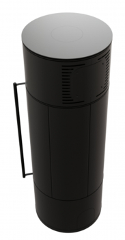 EEK A+ Runder Kaminofen KRATKI AMBLER - Ø 150 mit 7 kW