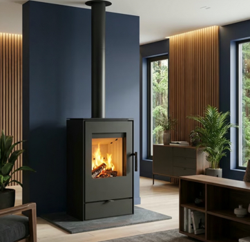 Preview: EEK A Stahlkaminofen Kratki ROLLO Prosty - 7 kW