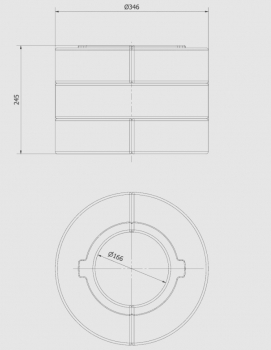 Preview: 29kg Universal-Speichersteine Speicherringe für Kaminöfen, Kamineinsatz passend ILDNORD ODYN M, Kratki ROLLO/W, ERIK/W