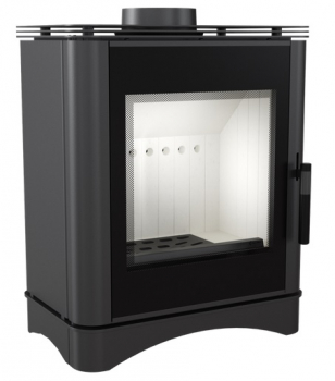 *EEK A - Kaminofen Kratki KOZA Vega mit Glasfront, RR 130 mm - 6 kW