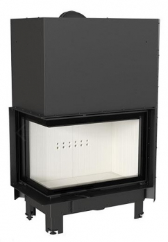 *EEK A - Kamineinsatz Kratki MBA 17 mit Seitenscheibe links und Schiebetür - 17 kW