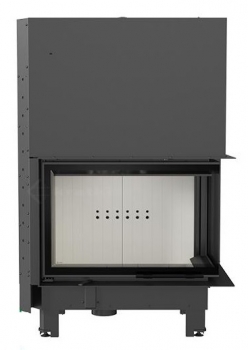EEK A - Kamineinsatz Kratki MBA 17 mit Seitenscheibe rechts und Schiebetür - 17 kW