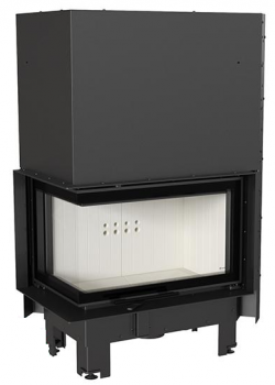 *EEK A - ECK-Kamineinsatz Kratki MBM 10 links BS mit Schiebetür - 10 kW