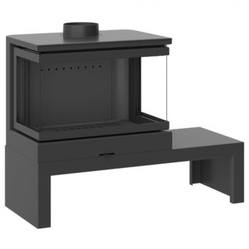 EEK A+ 3seitiger Kaminofen DORAKO STO MAX 14 3F ECODESIGN - 8,5 kW