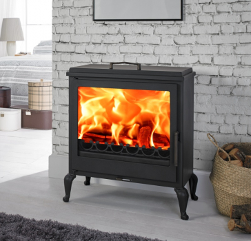 EEK A+ Kaminofen Panadero Aube EcoDesign mit Herdplatte (Kochstelle) - 7 kW