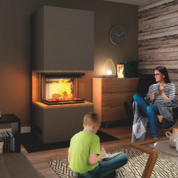 EEK A+ Kaminbausatz Pure Medium Hajduk SMART 3XLTh Panoramakamin mit 6,5 kW