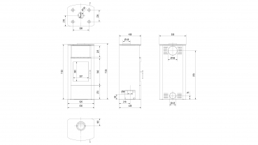 *EEK A+ Kaminofen Kratki PROTON mit 8kW