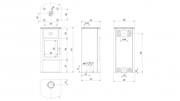 *EEK A Kaminofen Kratki TITAN mit 11kW
