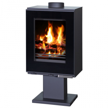 EEK A Design-Kaminofen Victoria Rhyton schwarz– 9kW