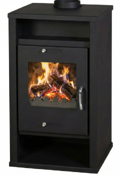 Preview: EEK A+ Kaminofen Victoria Deluxe schwarz 9,6 kW