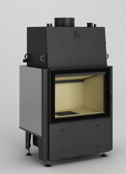 *EEK A+ Kamineinsatz mit Wassermantel HAJDUK VOLCANO WT rahmenlos - 12 kW