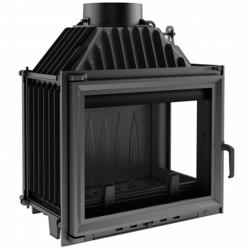 *EEK A Guss-Kamineinsatz Kratki MAJA/P !RR150mm!- 8kW mit Seitenglas rechts + BIMSCHV II