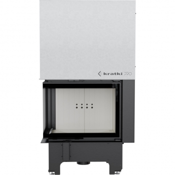 EEK A+ ECK-Kamineinsatz Kratki VNL/700/480 links mit Schiebetür - 12 kW