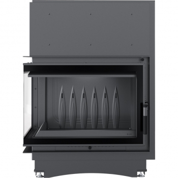 *EEK A Eck-Gusskamineinsatz Kratki ZUZIA ECO 12 DECO, links + BISMSCHV II - 12kW