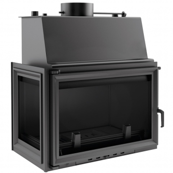 *EEK A Wasserführender Kamineinsatz ZUZIA/PW/BL/15/W links - 12kW + BIMSCHV II