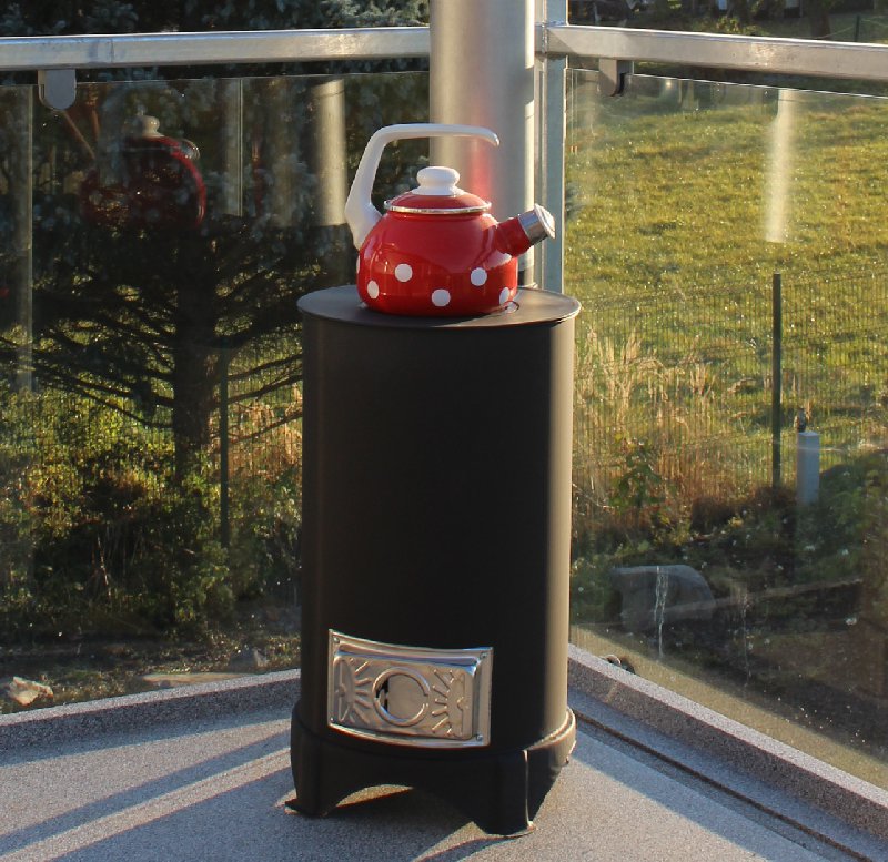 Outdoor GartenKaminofen Ofen Terrassenkamin „GUSTAV ECO